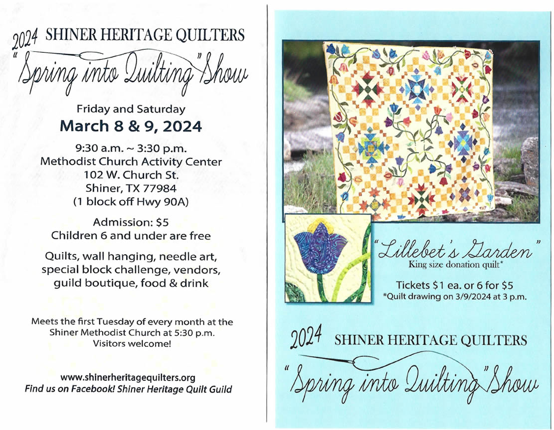 2024 Shiner Quilt Show